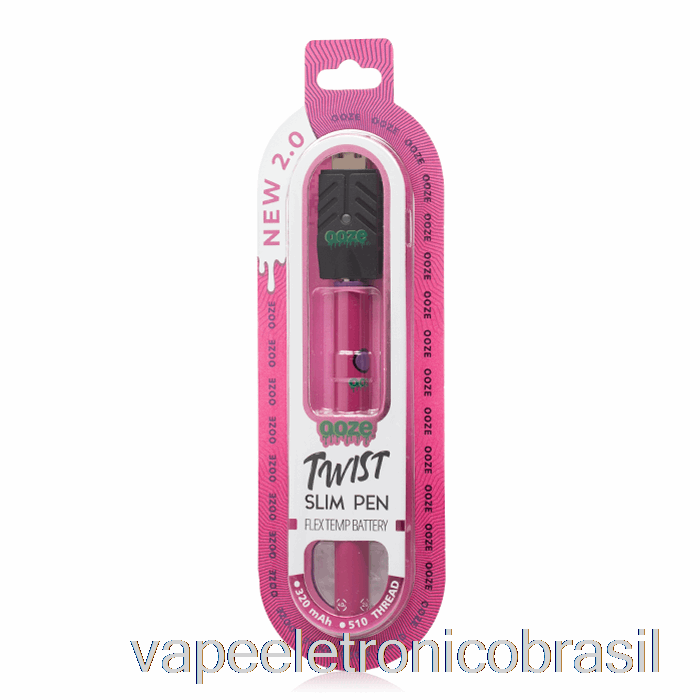 Vape Vaporesso Ooze Slim Twist Pen 2.0 Flex Temp Bateria Atomic Pink